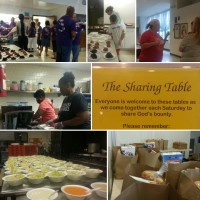 Sharing Table Collage